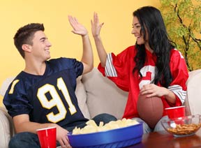 FootballParty Gridiron watching party